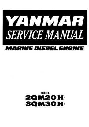 Service manual for - , yanmar