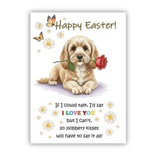 Easter Card from the Dog