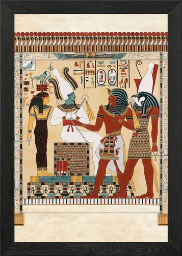 Egyptian hieroglyphs framed - egyptian,