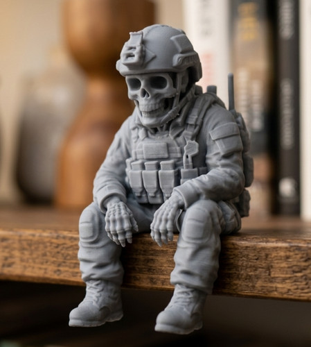 Skeleton shelf sitter figurine - shelf,