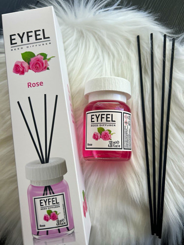 Eyfel rose reed diffuser 120ml - reed,