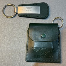 GENUINE BENTLEY CAMBRIDGE MAIN DEALER CAR KEY FOB KEY RING & NAV TRACK WALLET