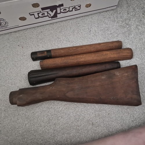 Wooden airsoft spear parts - airsoft,
