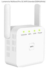 Lumenvira WeXtend Pro 5G Wifi Extender(300M,White)