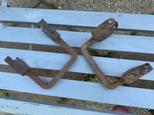Gate bracket equestrian farm wooden gate metal gate fittings vintage x2