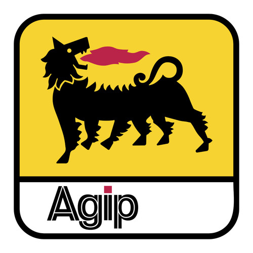 Agip sticker 90mm width - sticker,