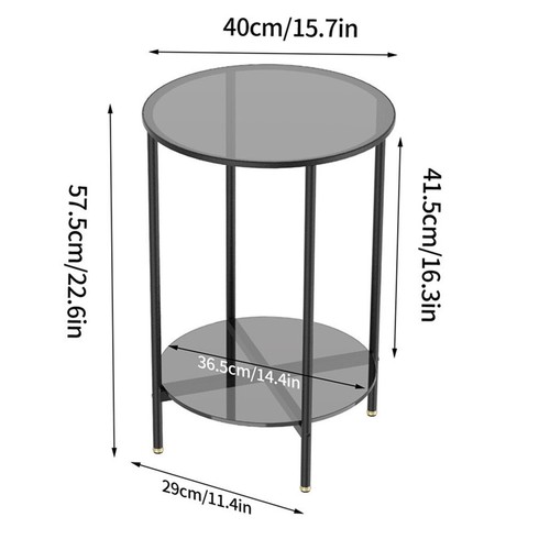 Tier round sofa side - 2,