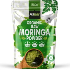Organic Moringa Powder 1Kg Raw Oleifera Leaf Powder Super Greens Super leaf