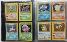 Pokemon WOTC Vintage Collection Holo Rare Cards Base Sets 1999 Binder Folder Lot