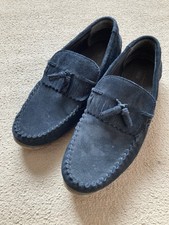 ASOS Suede Boat Shoes Navy