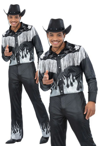 Glamorous cowboy costume - glamorous,
