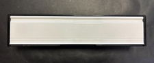 12" Letter Box,  Door Letter Box, White with Draught Excluder