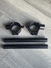 Factory Yamaha 52mm Handlebars, Clipons, Clip on, Renthal, Spider, Lightech S7