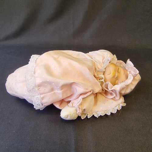 Porcelain sleeping baby - sleeping, doll