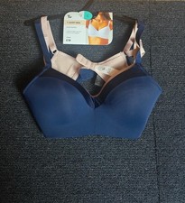 Tu T-Shirt Bras Navy & Beige