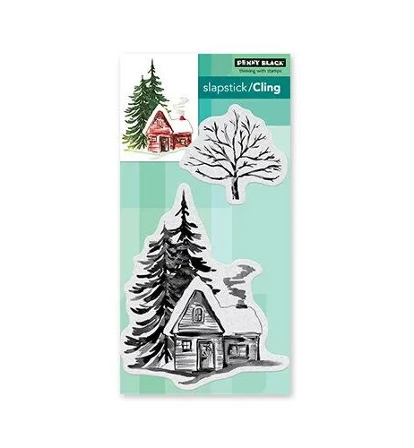 Penny black cling rubber - penny,