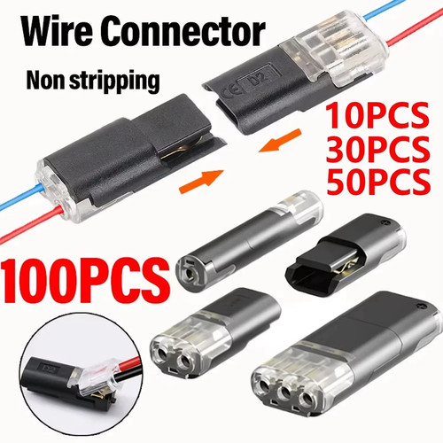 100x 12v 2pin - 2pin, wire
