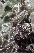 ✨ CHRISTIAN JESUS CROSS ? PRAYING KEYRING JEWELLED HOLY BIBLE TREASURE BOX  ✨