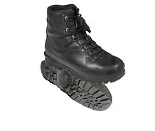 Meindl Mountain Bund Boots Black Leather Goretex Lined German Military Issue