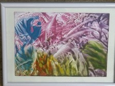 Encaustic Art Painting Under