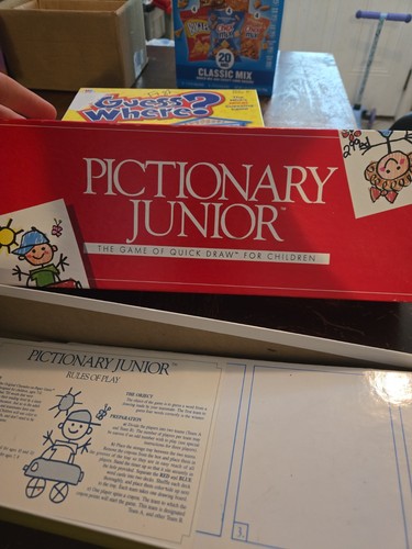 Vintage 1987 pictionary junior - 1987,