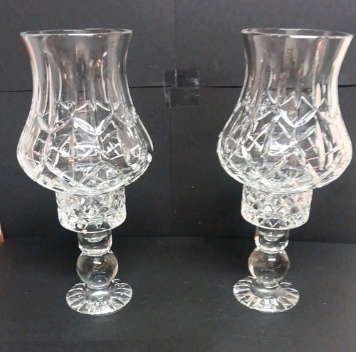 Pair vintage block crystal - vintage,