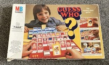 Guess Who Board Game By MB Games Retro Boxed Old Family Vintage 1979 See Desc