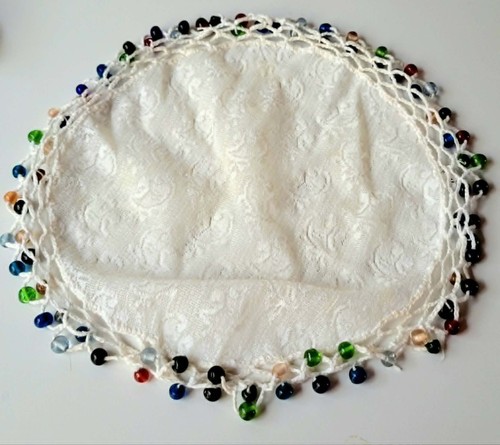 Vintage lace glass - lace, jug