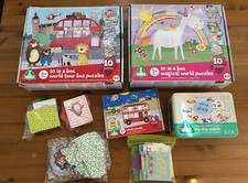 Early Learning Centre (ELC) Jigsaw And Games Bundle. 
