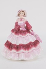 Beautiful Coalport China Ladies Of Fashion “Daphne” 8” High - Vgc