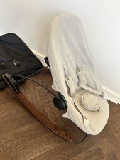 Bloom Coco Go Organic Baby Rocker Bouncer Chair 3-in-1. Cappuccino Grey