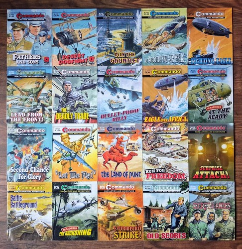 Commando comics job lot bundle - commando,