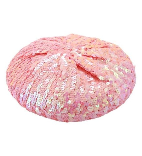 Sequin beret hat disco 70s - beret,
