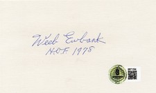 Weeb Ewbank Signed Autographed