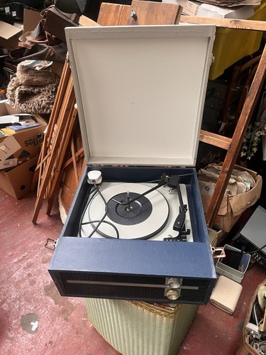 Vintage fidelity record player - record,