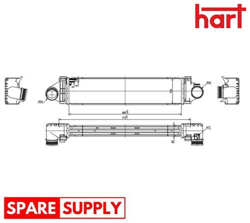 Charge air cooler - air, ford