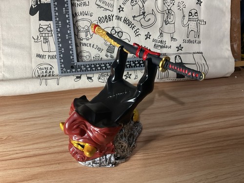Samurai mask stand - mask,