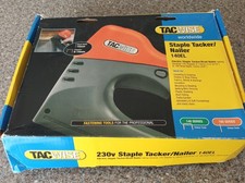 Tacwise 230V Electric Staple Tacker/Nailer Gun Kit 140EL Tool Boxed