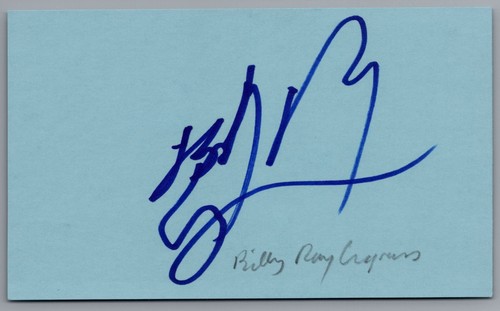 Billy ray cyrus signed - cyrus,