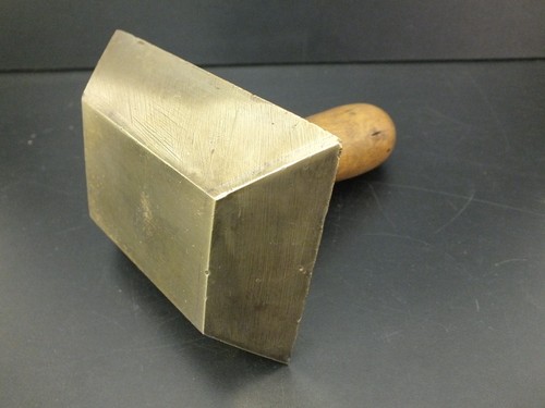 Vintage brass foundry moulding - brass,
