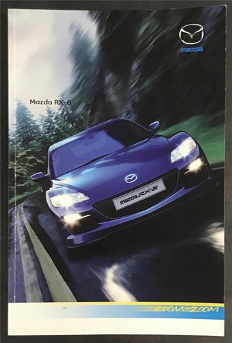 Mazda car sales brochure - rx-8,