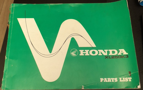 Honda xl250k3 parts - honda,