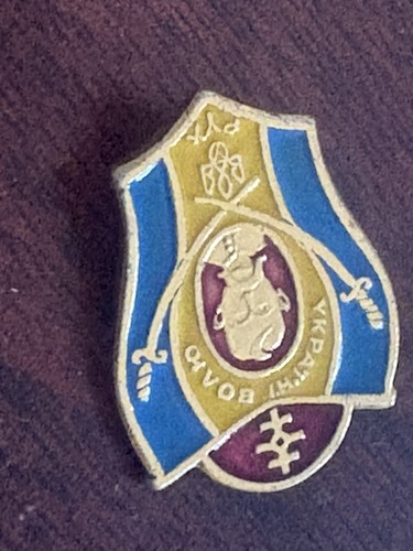 Russian multicoloured pin - russian,