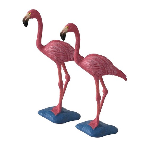 2pcs flamingo figurine - 2pcs,