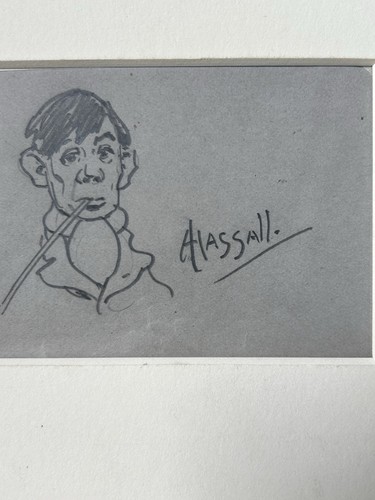 John hassall pencil portrait - hassall,