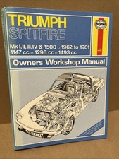 Triumph Spitfire  Mk I to IV