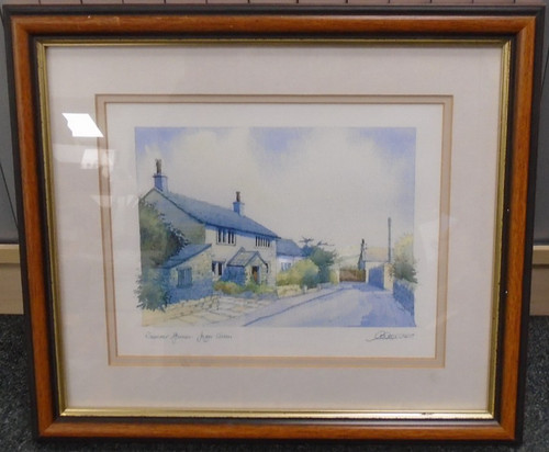 Framed print summer - -,