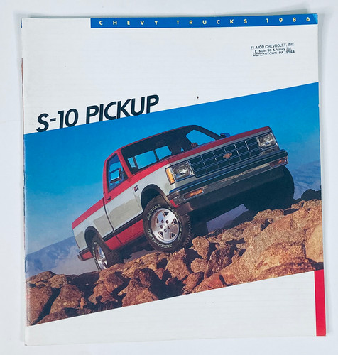 1986 chevrolet trucks 10 - trucks, s-10
