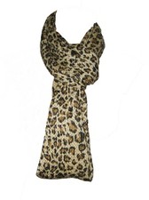 Leopard Print Long Snood/Scarf