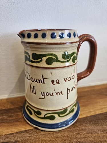 Torquay pottery jug - pottery, vale